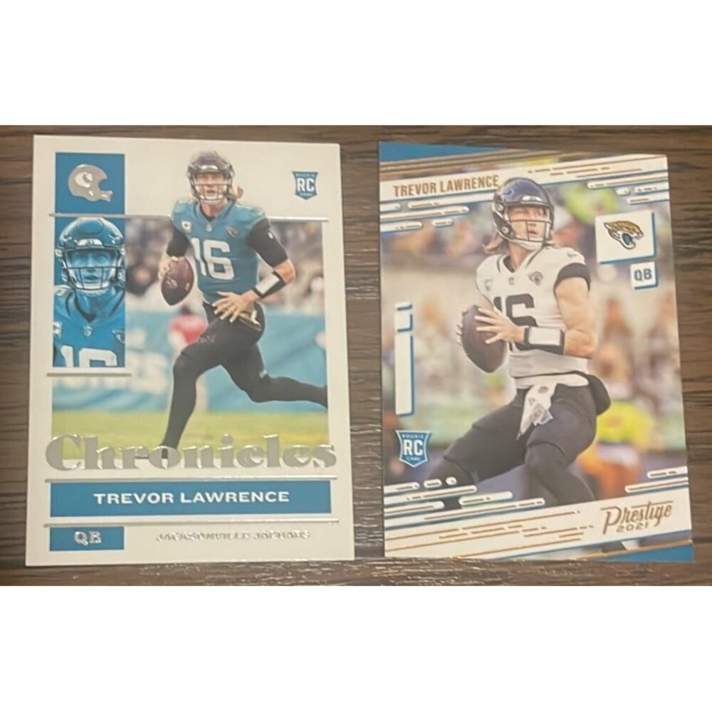 Trevor Lawrence 2 rookie card lot